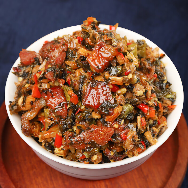 农家外婆菜下饭菜腊肉自制湖南特产香辣咸菜萝卜干瓶装香津驿站 外婆