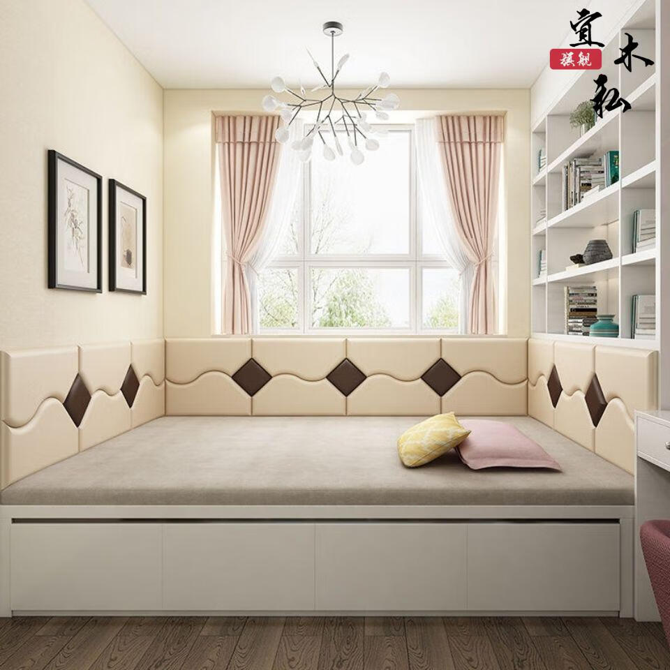 床头软包 床头单买防撞踏踏米软包床围 3.