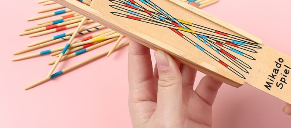 80后怀旧聚会桌游挑挑棒经典抽竹签玩具多人小学生棒棒注意力儿时木棍