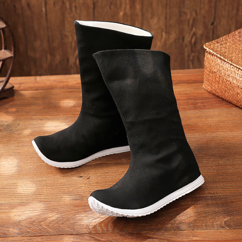 古风鞋子男武侠古装汉服古风靴皂靴搭配汉服鞋子明制官靴男靴子百搭