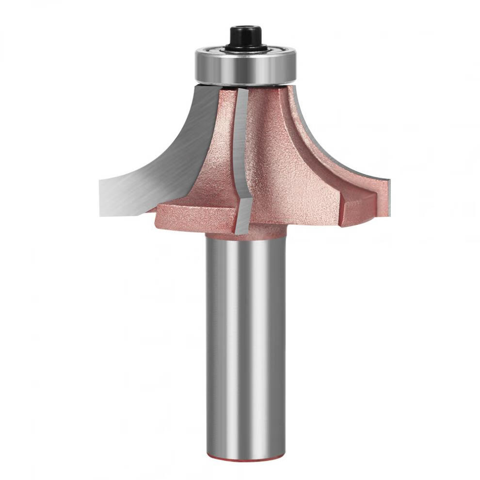 工业级四刃圆角刀木工铣刀开槽刀具修边机刀头r倒角刀雕刻机锣刀 四刃