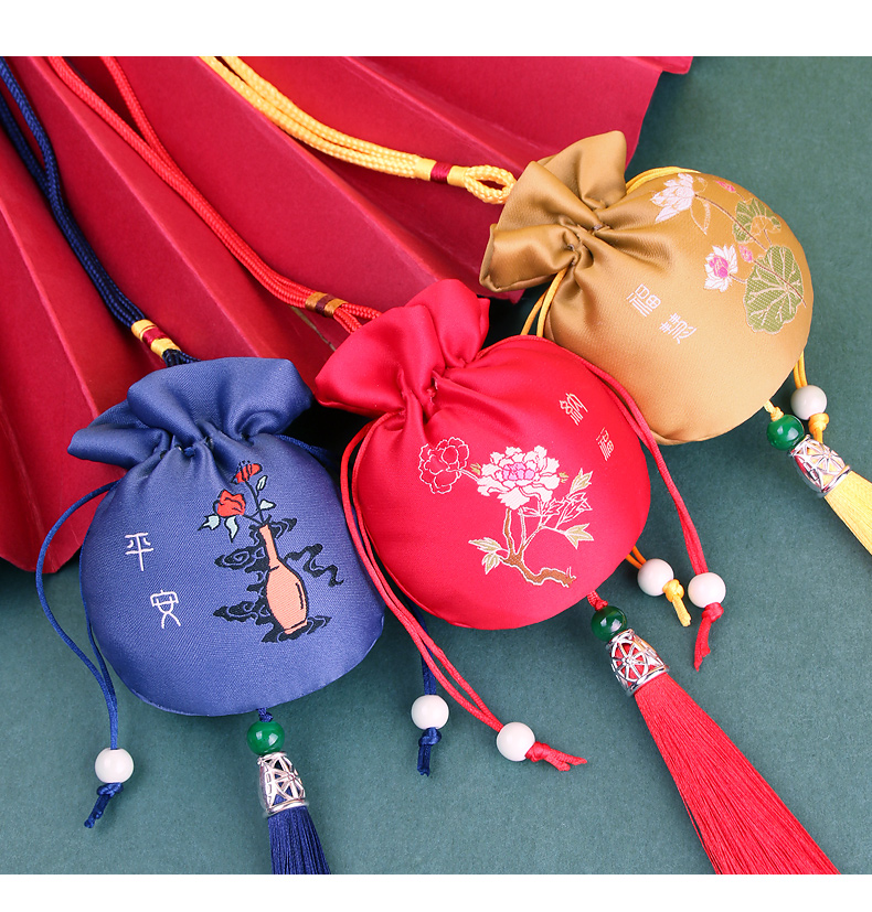 驱蚊香包中药香囊端午端午节香包香囊空袋中药驱蚊香囊中国风随身荷包