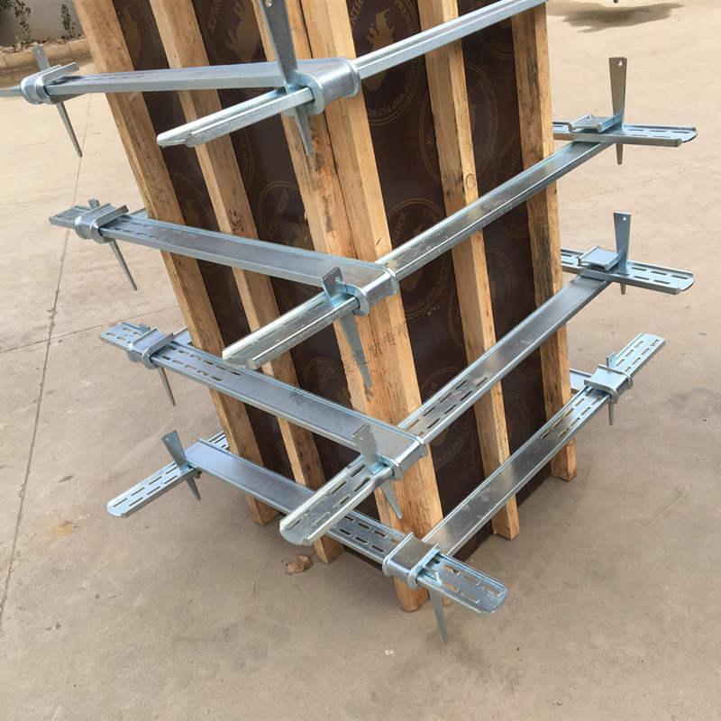 赤红定制 建筑新型模板方柱扣紧固件方柱加固件方圆扣方形柱子夹具