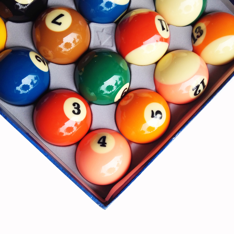 梦幻炫彩球花式九球美式黑八台球子标准黑8桌球水晶球中球子梦幻球