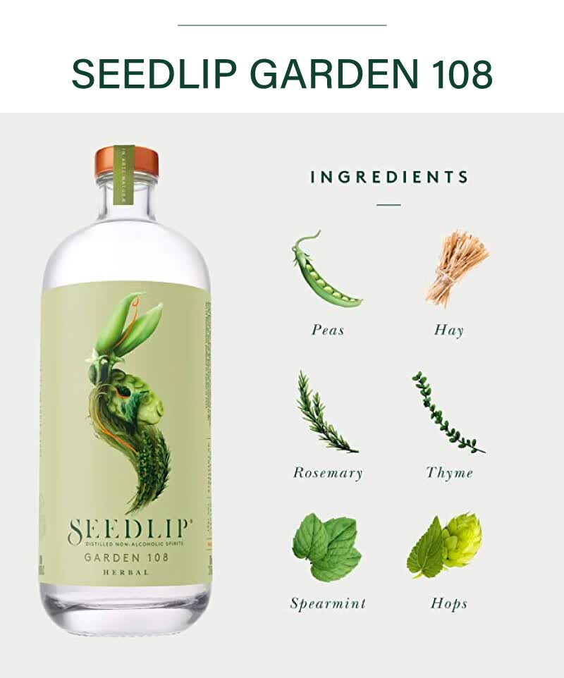 希蒂力烈酒风味饮料seedlip英国进口无酒精风味饮料希蒂力108