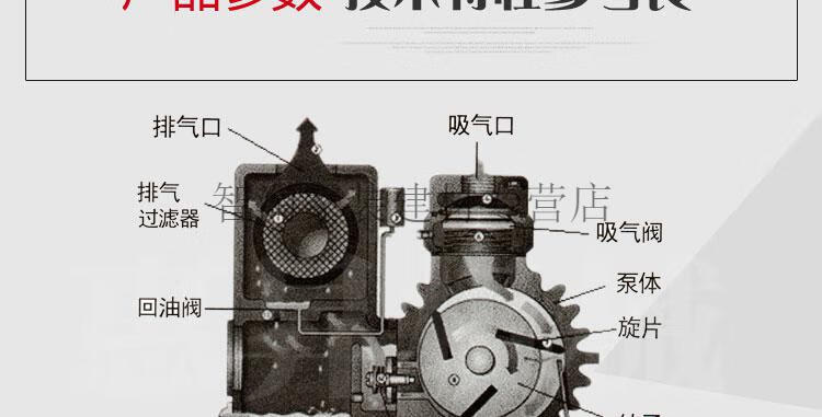普旭真空泵久信众德单级旋片油泵xd020040063100160202302xd160380v油