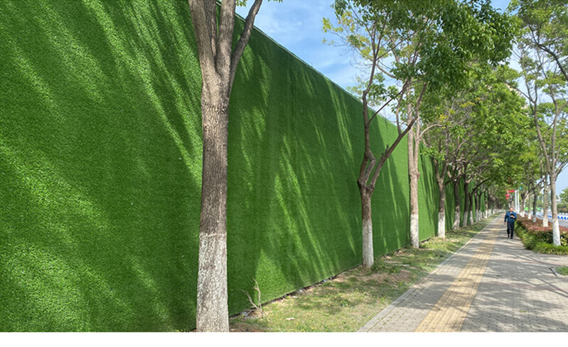 假草皮工地围挡仿真草坪市政工程绿化假草绿色围栏户外人工草坪网