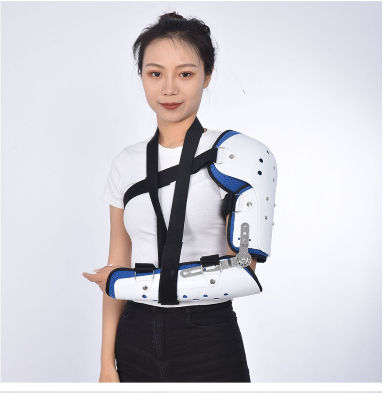 肩肘关节固定支具肩部固定固定器肩肘关节支架塑形护具右侧均码