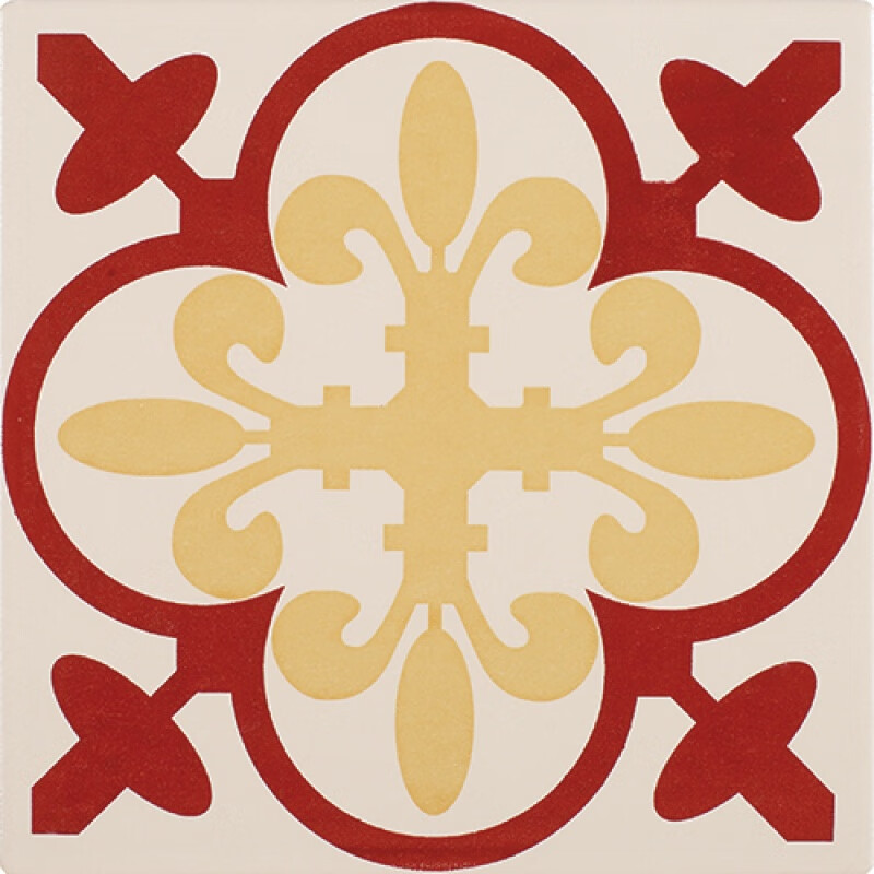 美式花砖复古餐厅客厅地砖厨房卫生间墙砖200仿古阳台全瓷防滑砖 err