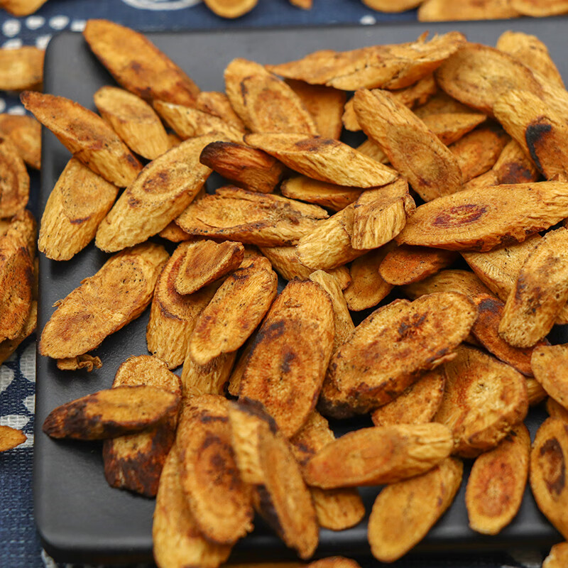 同仁堂炙黄芪250g克制黄芪无硫蜜灸黄芪甘肃蜜炒熟黄芪片天然中药材