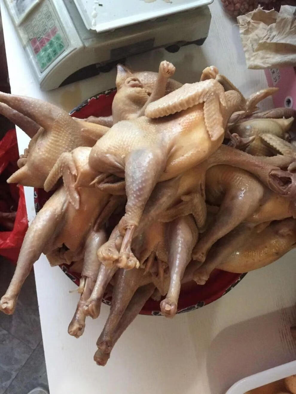 夏邑特产杨集正宗桶子鸡新鲜整只1000g/只 麻辣 1000g/只【图片 价格