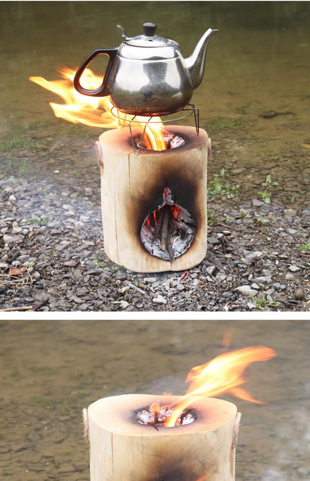 瑞典火炬 瑞典火炬露营野外炉具火箭户外泡茶烧水装备便携式柴火灶