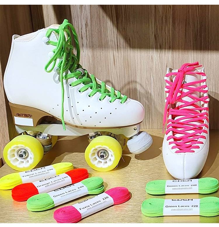 花样滑冰鞋带滑冰鞋带意大利进口花样滑冰鞋带轮滑鞋带溜冰鞋带绿色2