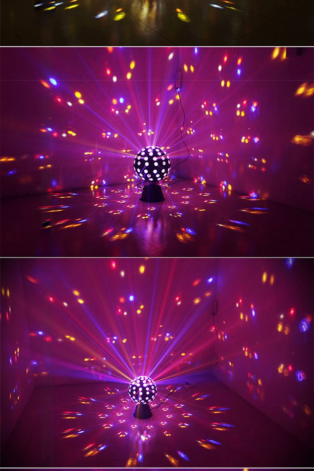 追光灯舞台灯夜店灯魔球灯18颗声控水晶大魔球家用ktv包房酒吧闪光灯