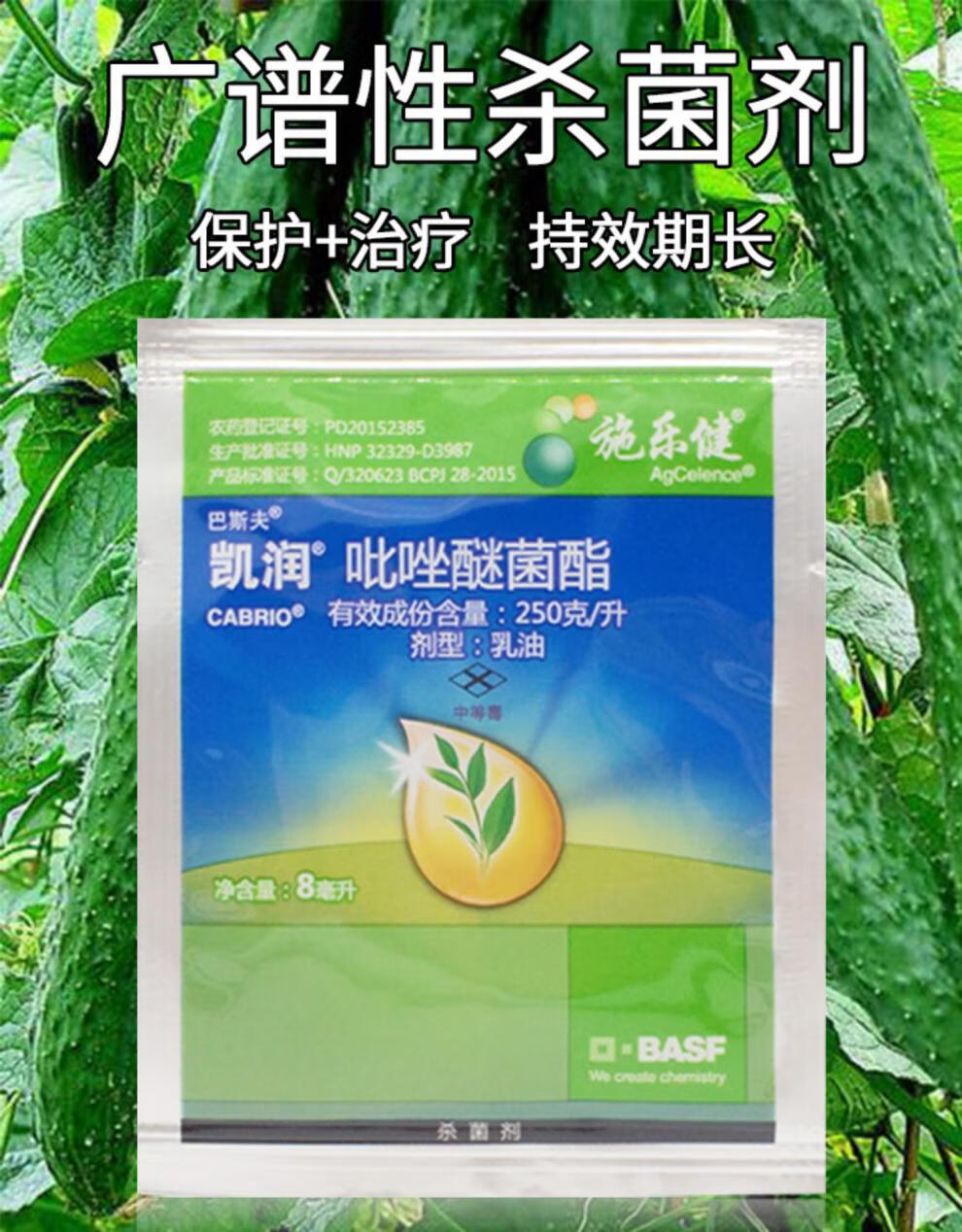 巴斯夫凯润吡唑醚菌酯白粉病炭疽病葡萄病专用药香蕉杀菌剂施乐健8ml