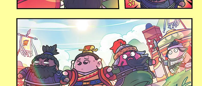 《赛雷三分钟漫画三国演义123456 全6册 赛雷全彩漫画作品123套装三本