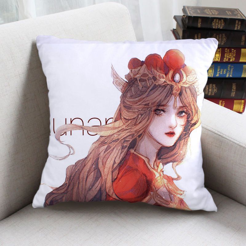 王者荣耀抱枕孙悟空和露娜同款抱枕王者荣耀周边cp来图定制创意礼物