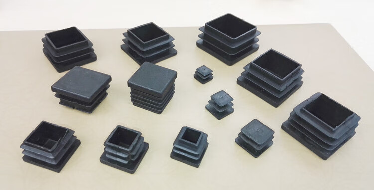 方管内塞不锈钢内堵方塞课桌椅凳子脚套堵塞塑料内塞堵头凳脚垫胶腿套