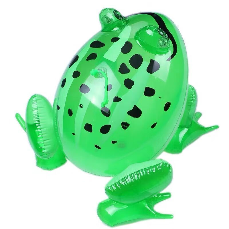 迪士尼发光充气青蛙玩具青蛙pvc皮货儿童充气玩具地摊夜市玩具 发光乌