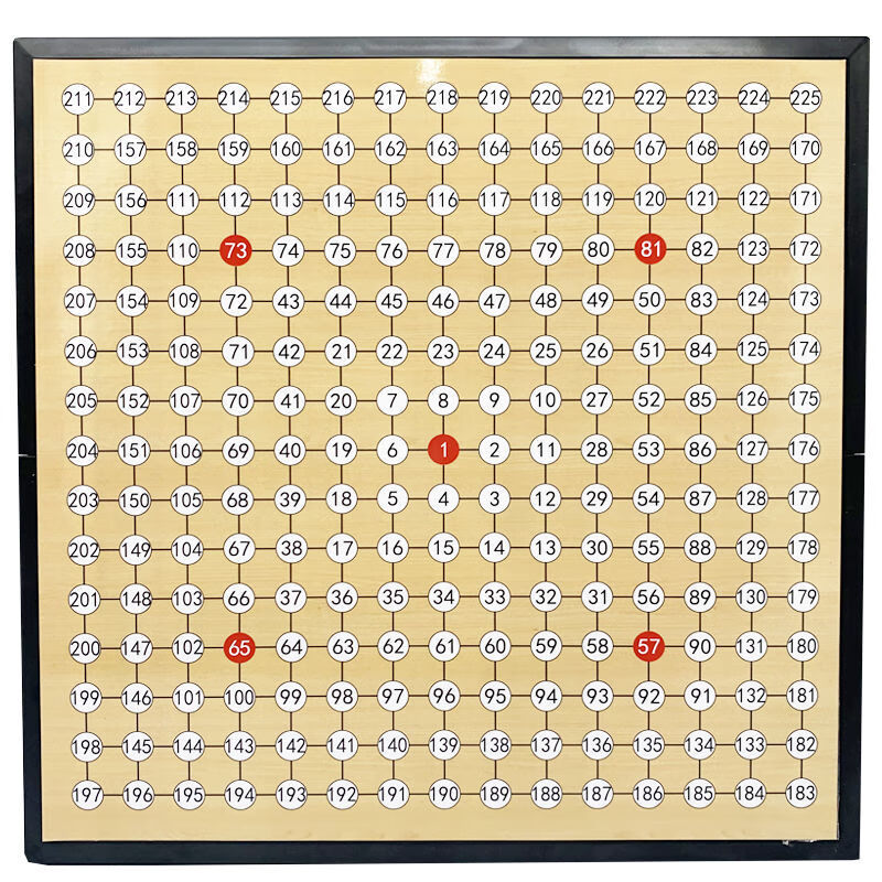 磁性五子棋数字棋盘五子棋擂台赛初学者五子连珠黑白棋子 磁性数字