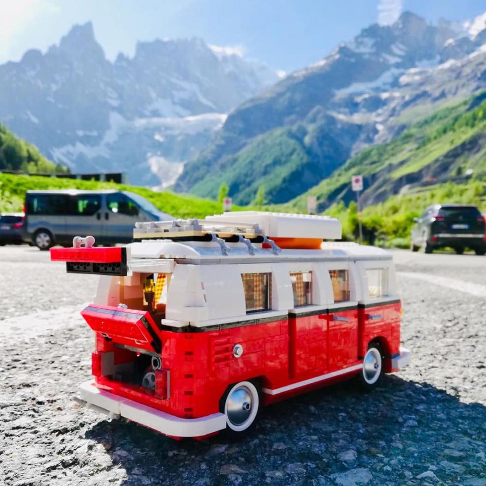 乐高lego大众t1露营车汽车餐车模型拼装积木房车10220甲壳虫mini