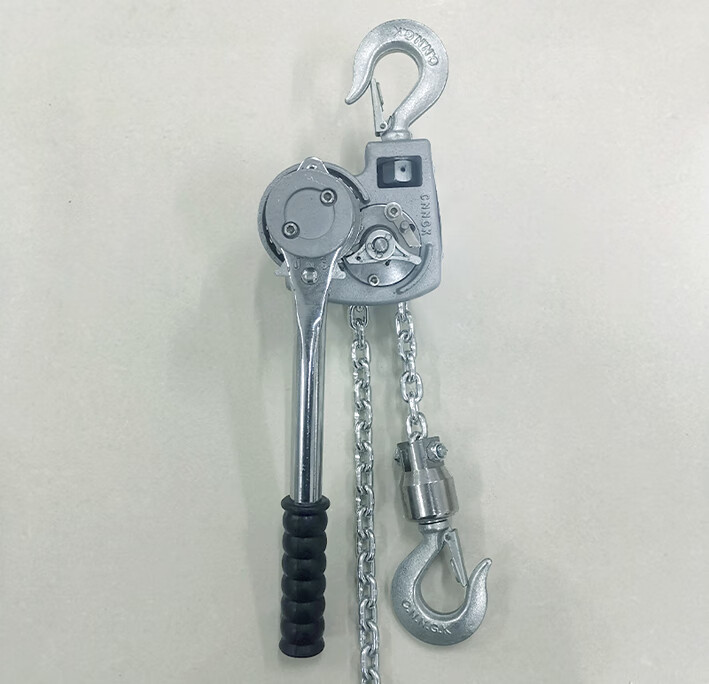 精品铝合金手扳手动牵引链条葫芦便携式拉紧线器电力施工工具 2吨*1.