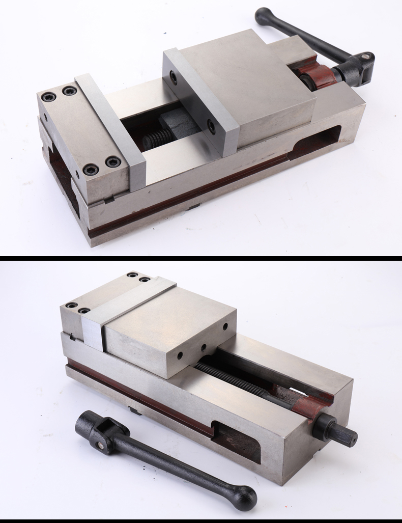 德式铣床平口钳加工中心cnc钻用6寸8寸10寸台虎钳高精密虎钳 qm16125n