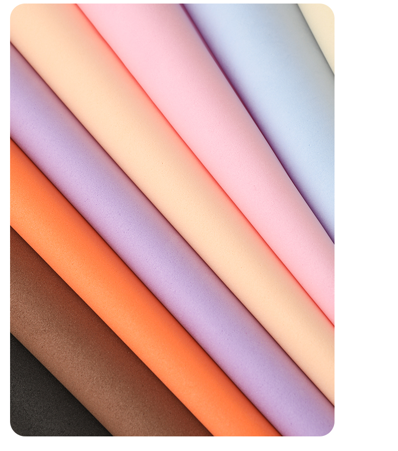 新款海绵纸鲜花包装纸花束内衬纸包花纸纯色绵纸手工花束花艺材料浅