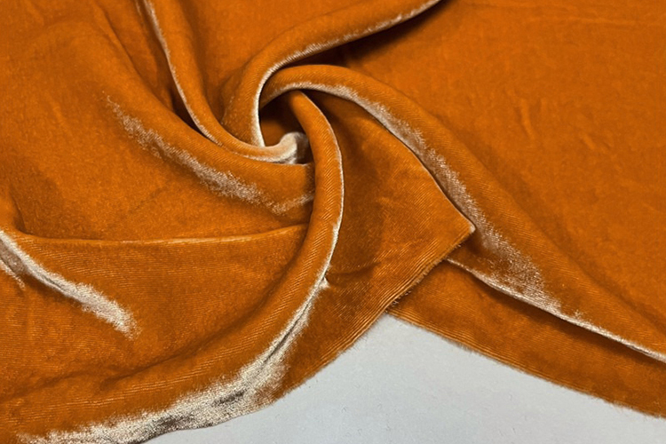 丝绒布料桑绒布料色天鹅绒金丝绒连衣裙旗袍礼服套装面料 浅棕色 0.