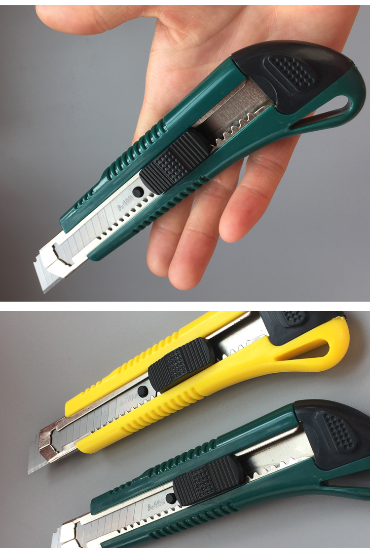 展缘(zhanyuan)森野美工刀配18mm刀片大号刀裁纸刀壁纸刀墙纸工具刀架