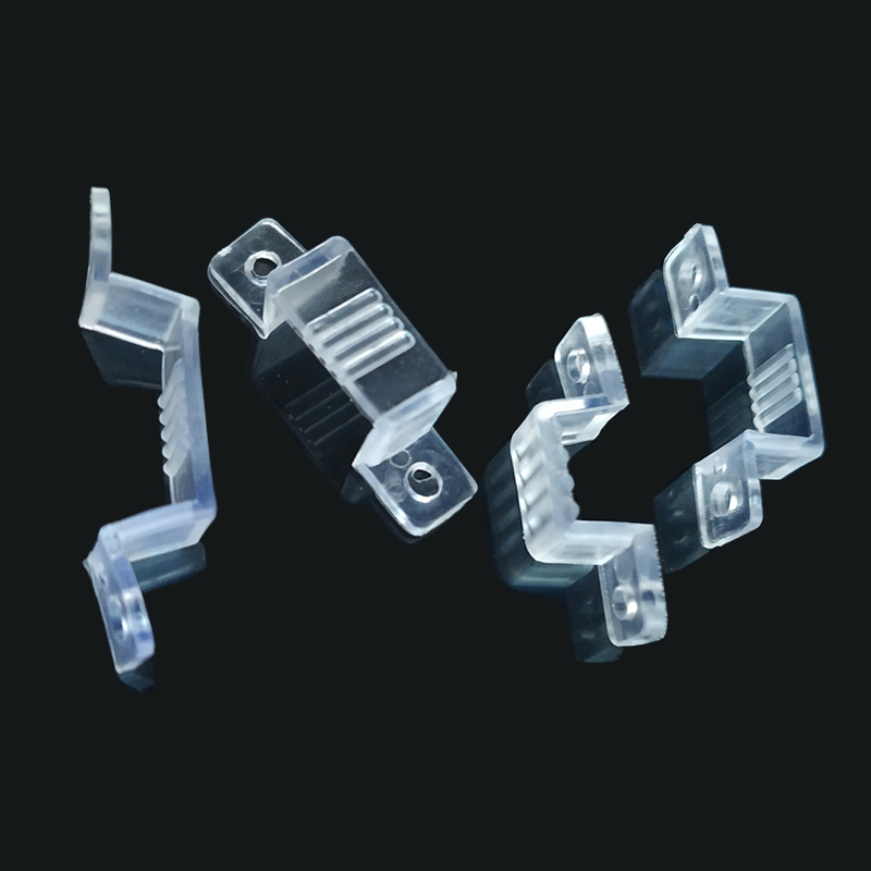 黛惑 灯带卡子透明软固定卡扣 透明软卡(17*8mm)【100个】带钉【图片