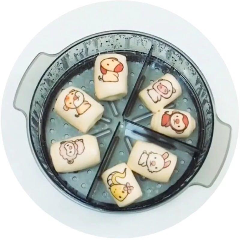 福字糯米纸用糯米纸馒头卡通可爱创意印图案烘焙纸定做福字喜字馒头