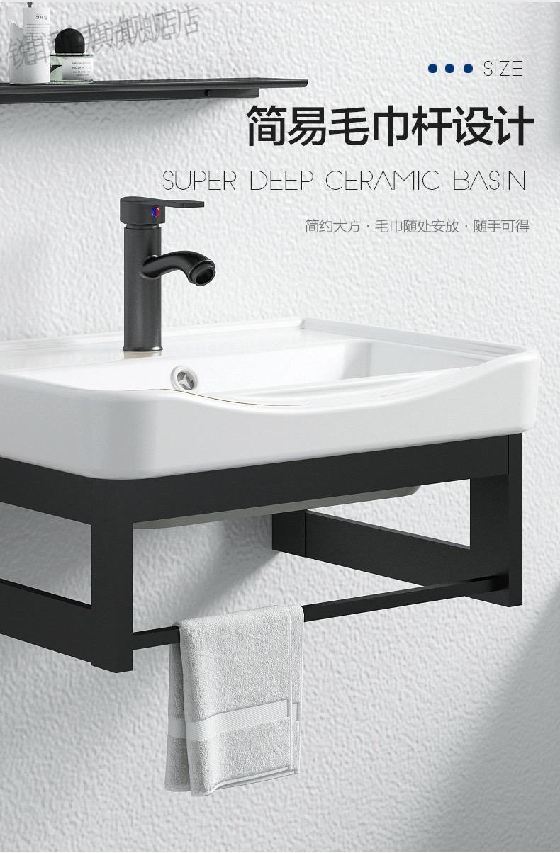 洗手台小型 阳台小型洗手盆卫生间洗漱台池简易小户型家用挂墙式洗脸