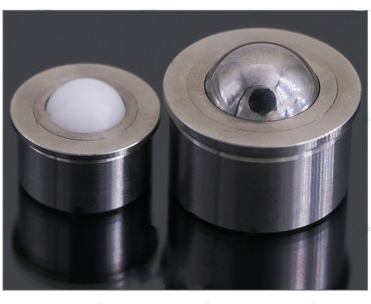 定制万向球轴承bcha钢珠滚轮万向珠压入型插入粘接型牛眼珠滑动轮bch