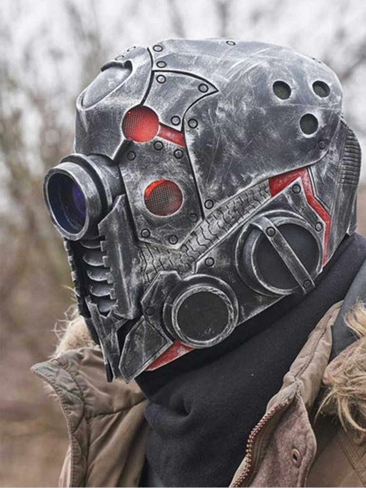 泰坦陨落头盔 机器人头盔男赛博朋克面罩星球外星人面具全脸帅气机能