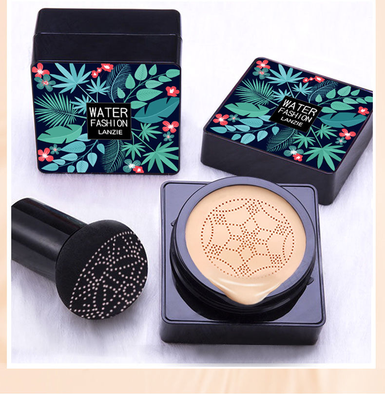 蘑菇气垫cc棒遮瑕防水不脱妆隔离保湿粉底液素颜霜蘑菇气垫霜象牙白