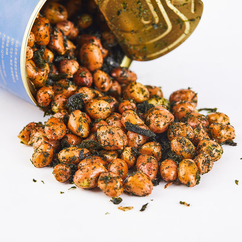 海苔花生罐头宁波特产多规格海苔花生米罐装苔条花生下饭菜即食花生