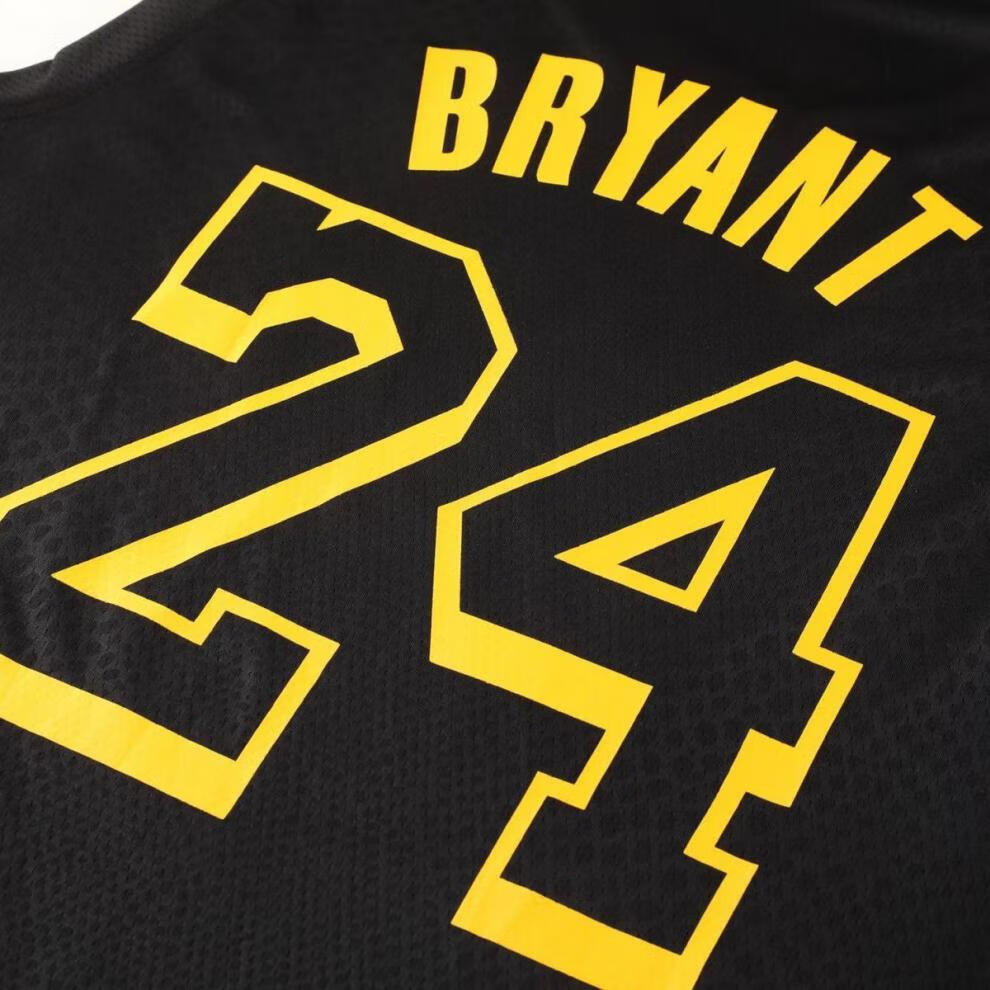 nba全明星湖人24号黑曼巴球衣前8后24纪念版篮球服单上衣s140155cm