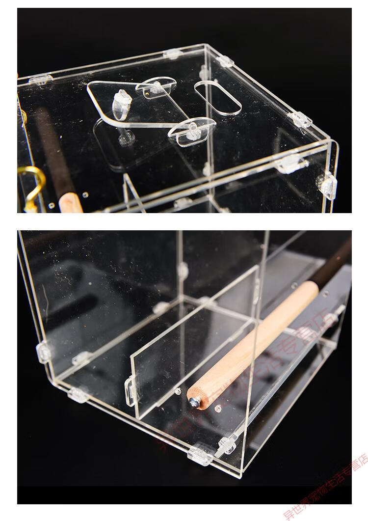 鹦鹉自动喂食器防溅防撒下料鸟用食盒喂鸟器玄凤虎皮牡丹八哥食槽大号