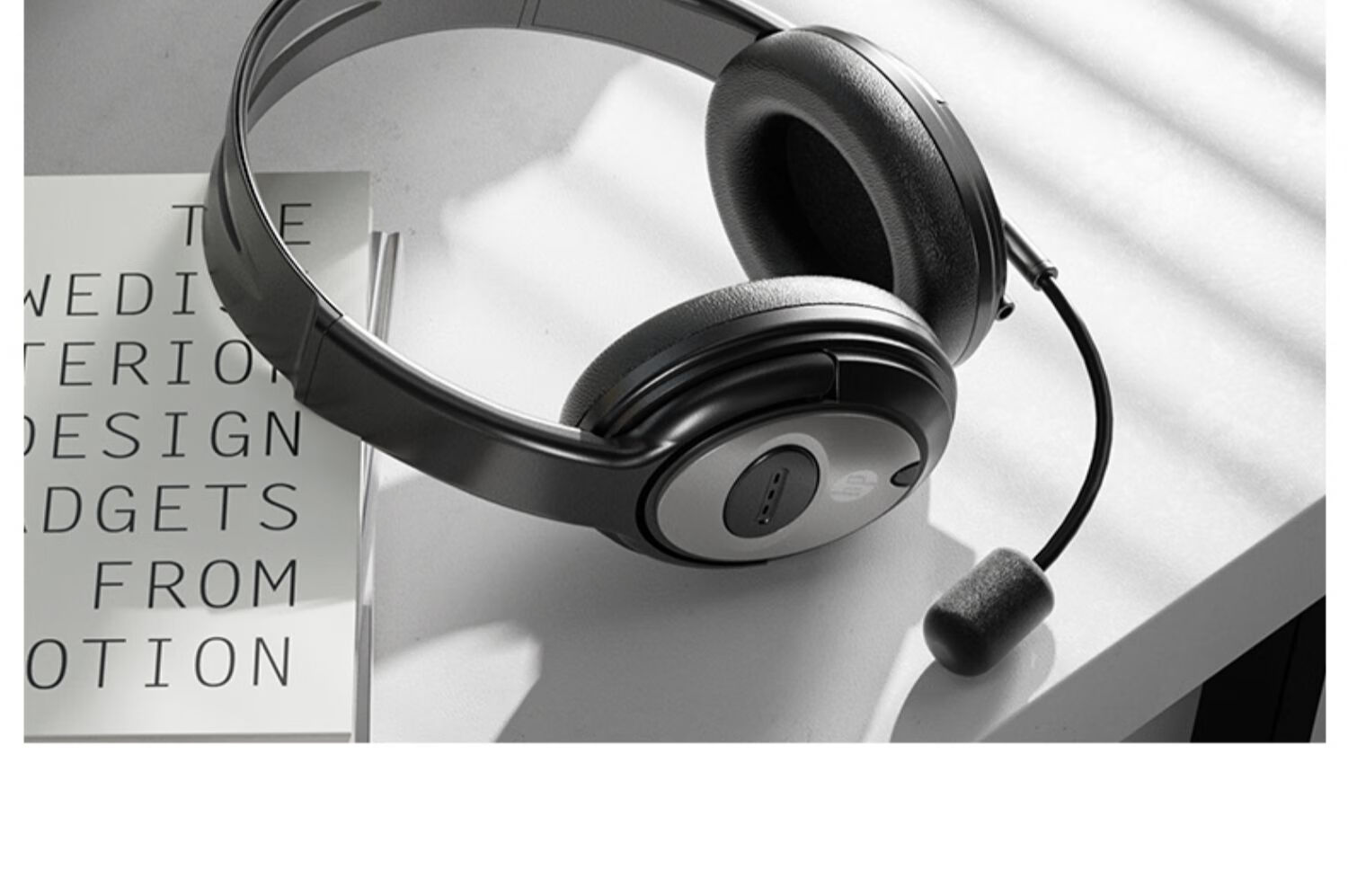 惠普(hp)头戴式电脑耳机耳麦带麦麦克风二合一游戏音乐直播网课 dhh