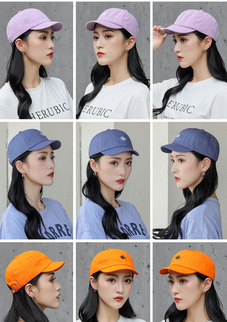 帽子男短帽檐短帽檐鸭舌帽春秋短檐帽子女短舌小帽檐青年男帽短沿小沿