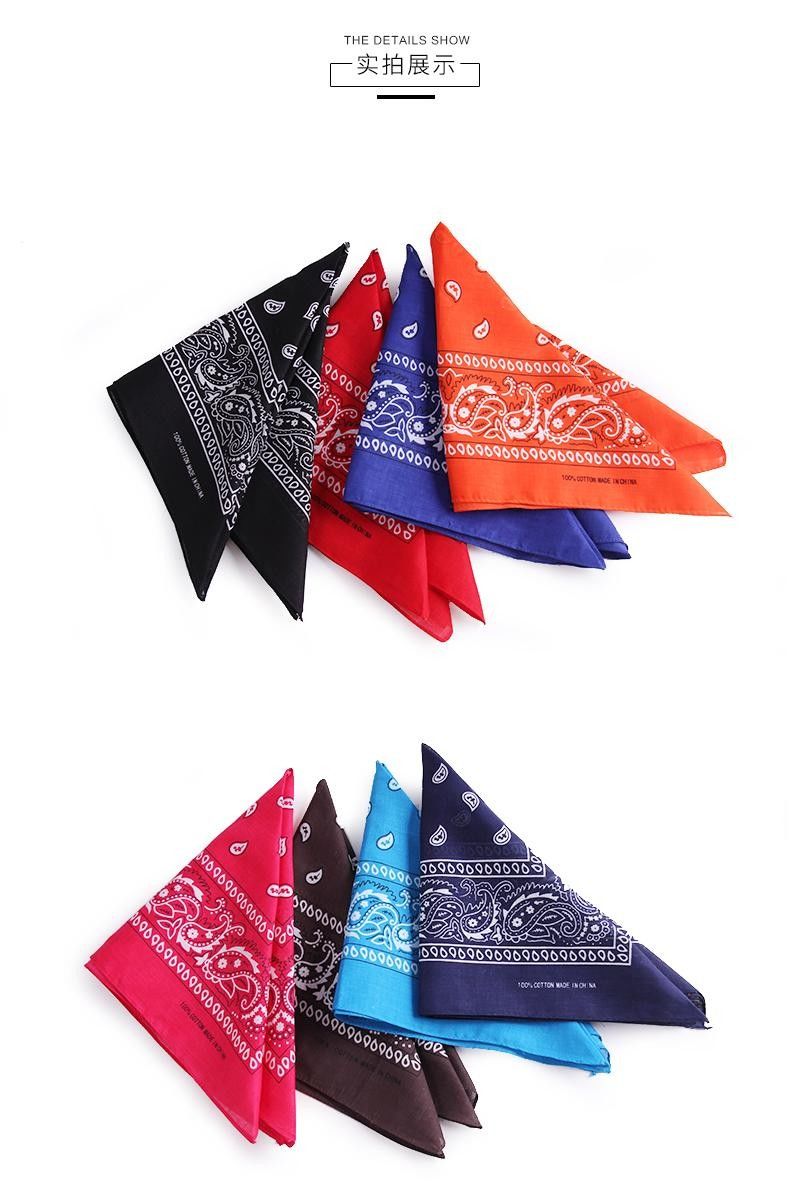 6015方巾嘻哈西部牛仔风格2021新款韩版方巾骑马马术男女方巾儿童