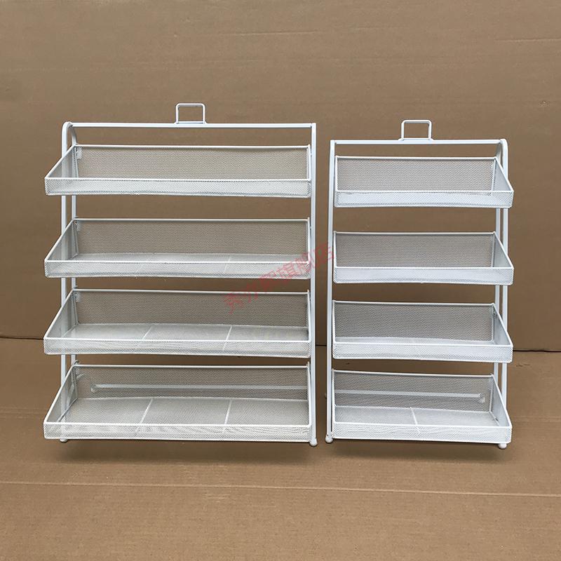 小货架收银台收银台小型货架展示架子口香糖桌面台前收纳置物架金属