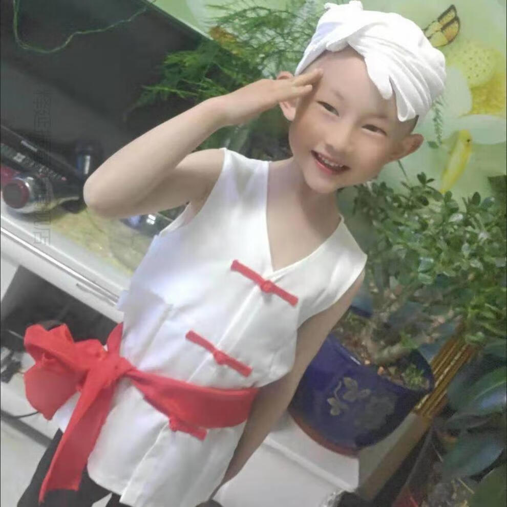 王二小表演服六一儿童农民服装阿宝演出服陕北王二小表演服放牛放羊娃