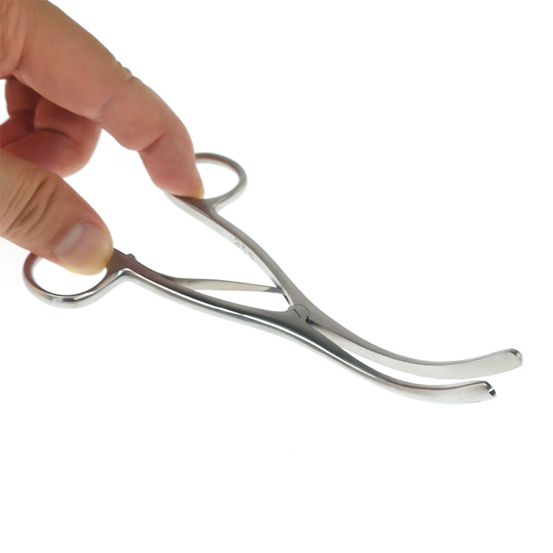 气管扩张钳二叶不锈钢扩张器牵开器撑开器麻醉器械钳手术工具 钳手术