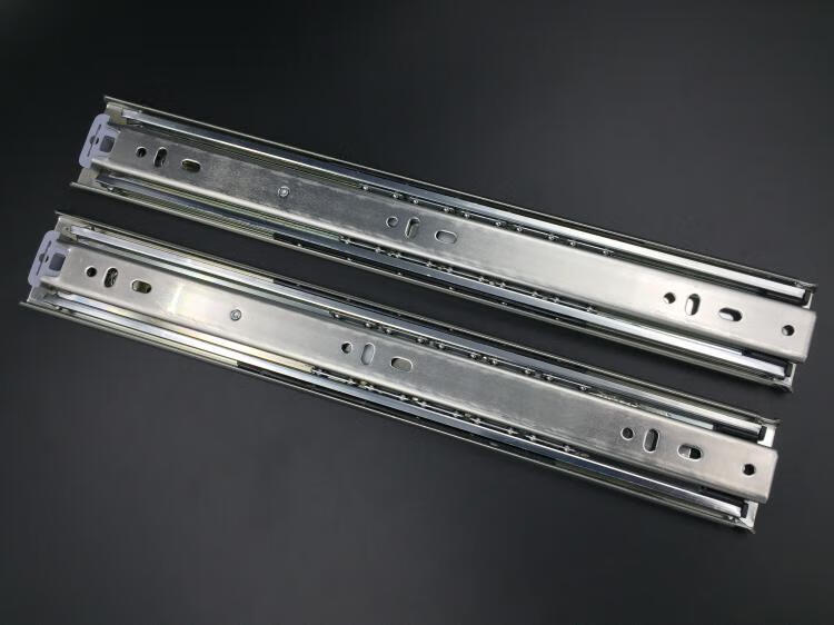 51重型滑轨工业机械滑道机柜轨道大抽屉三节轨床箱导轨承重75kg 28寸=