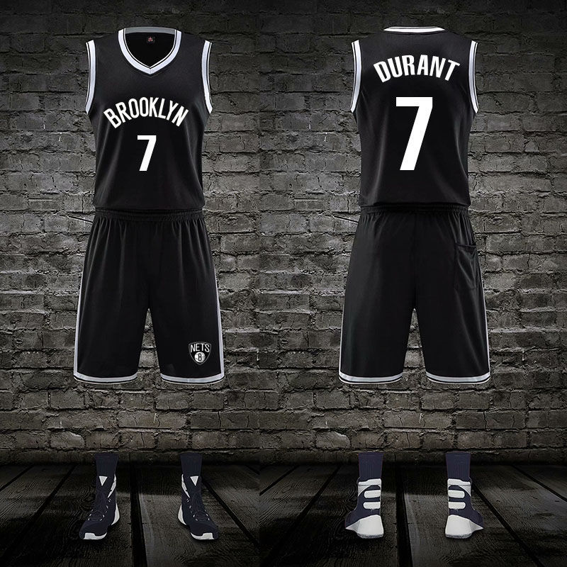 欧文球衣篮网球服男nba球服一套队服哈登13号杜兰特7号篮球服成人欧文