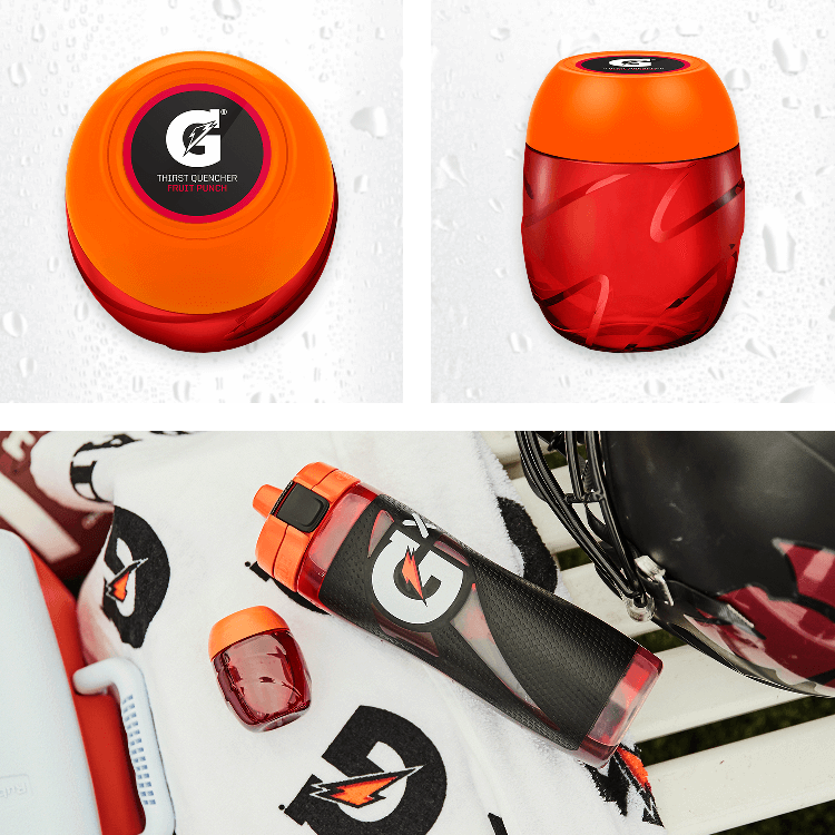 佳得乐水杯现货美国佳得乐gx运动健身骑行跑步篮球足球挤压式水壶水杯