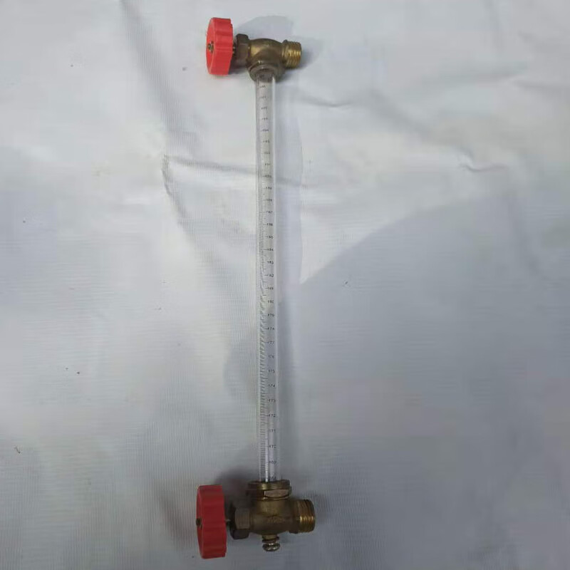 水箱锅炉有机玻璃管亚克力液位计水池观察考克显示器简易透明刻度豹点
