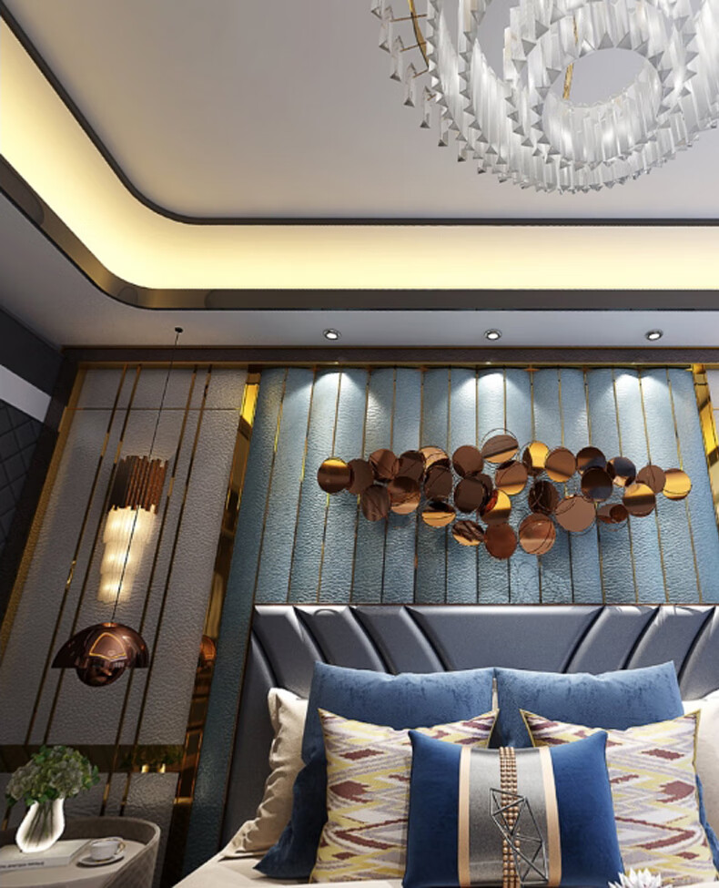 钛金条不锈钢装饰线条吊顶弧形u型客厅造型圆形金属背景墙钛合金玫瑰